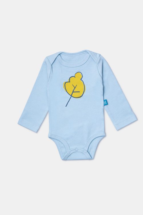 Baby shower Gift Set / Blue Forest / Organic cotton bodysuit-Blue-Forest-Organic-cotton-front