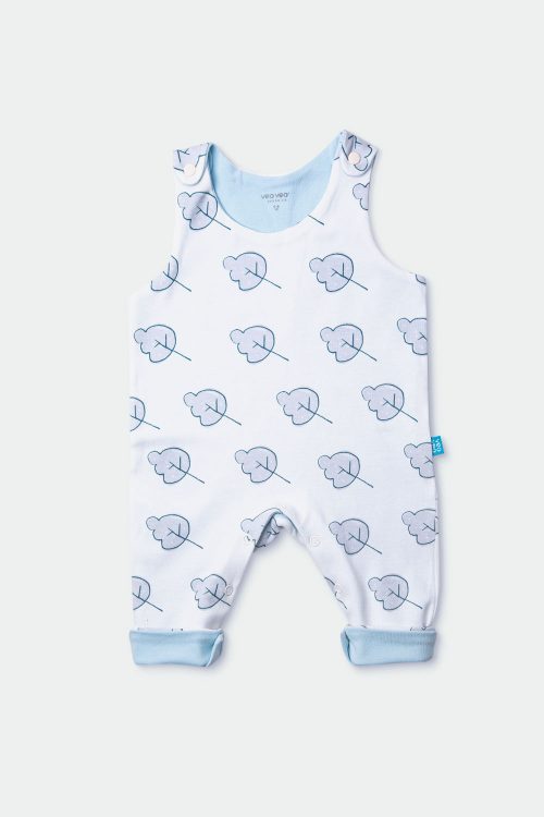 Baby shower Gift Set / Blue Forest / Organic cotton romper-Blue-Forest-Organic-cotton-front