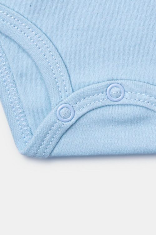 Baby shower Gift Set / Blue Forest / Organic cotton bodysuit-Blue-Forest-Organic-cotton-detail