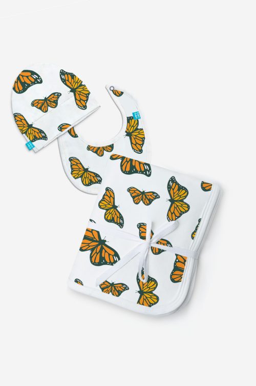 Baby Set Monarch Butterfly | 100% Cotton