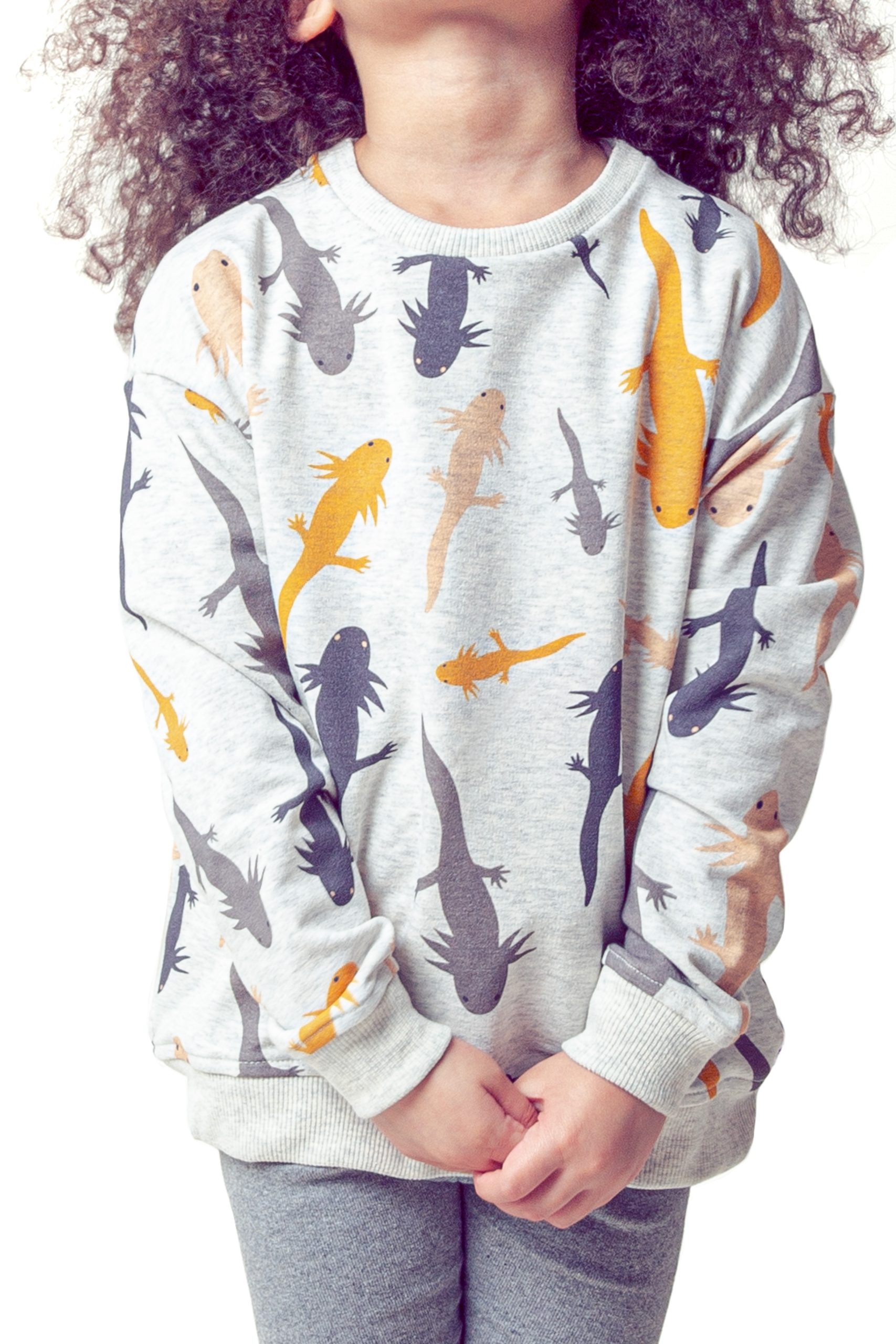Axolotl sweatshirt / Kids veoveo KIDS - sudadera Ajolote - perfil - 02