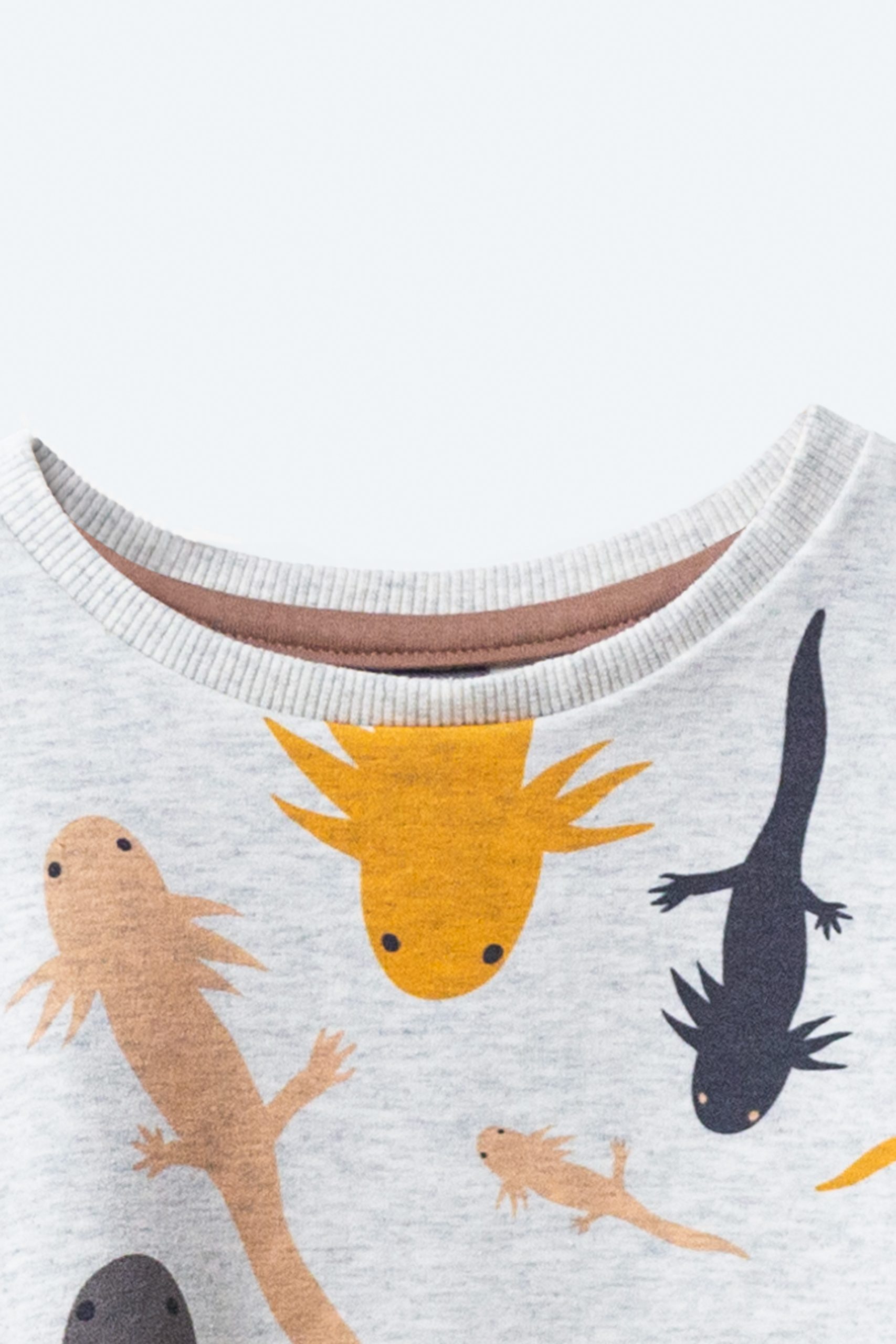 Axolotl sweatshirt / Kids veoveo - sudadera Ajolote - producto - detalle