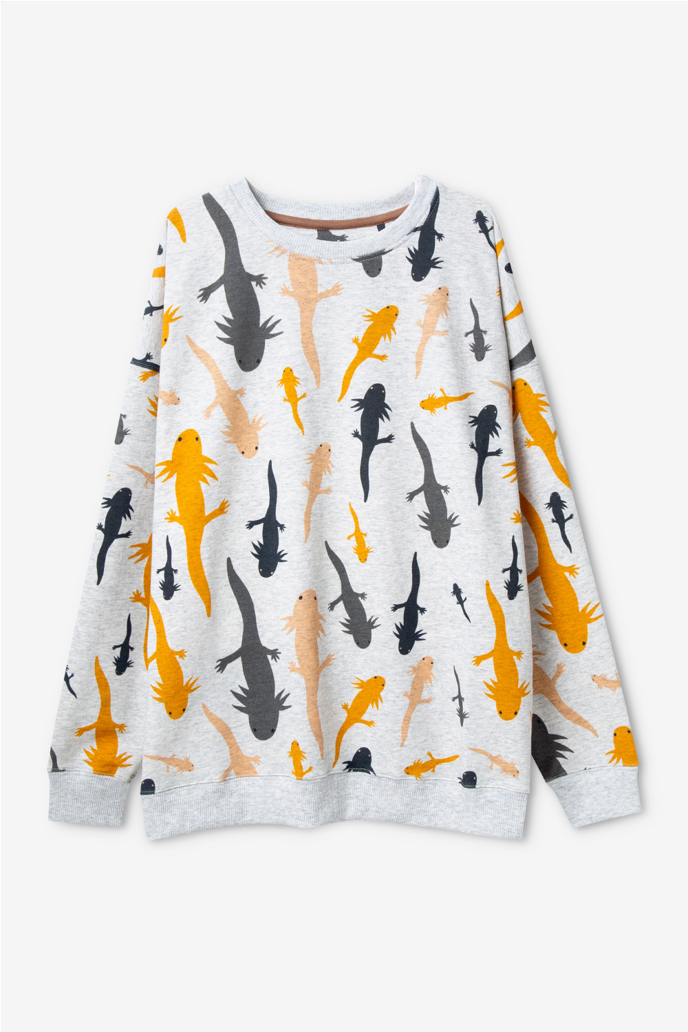 Axolotl sweatshirt / Adults veoveo sweatshirt Axolotl front