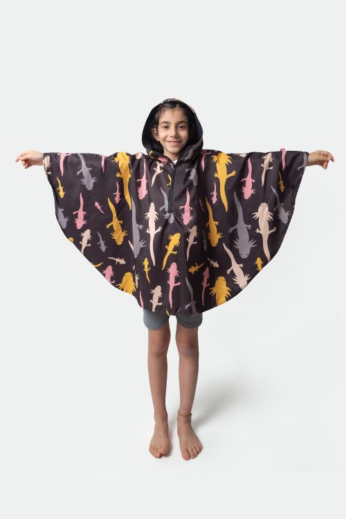 Alternative view of Axolotl Raincoat for kids