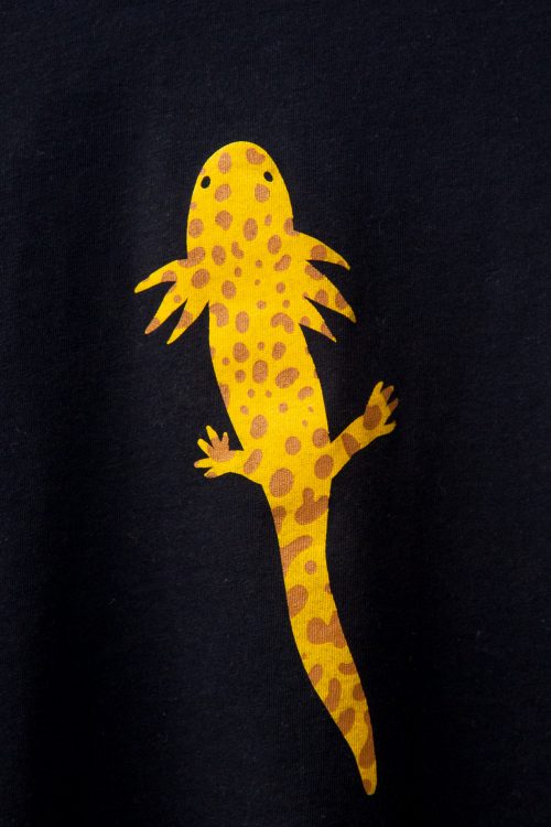 Axolotl t-shirt / Black / 100% CO Axolotl t-shirt / Black / 100% CO - Image 3