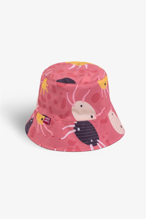 Axolotl Bucket Hat / Waterproof veoveo.store_bucket-hat-axolotl-pink