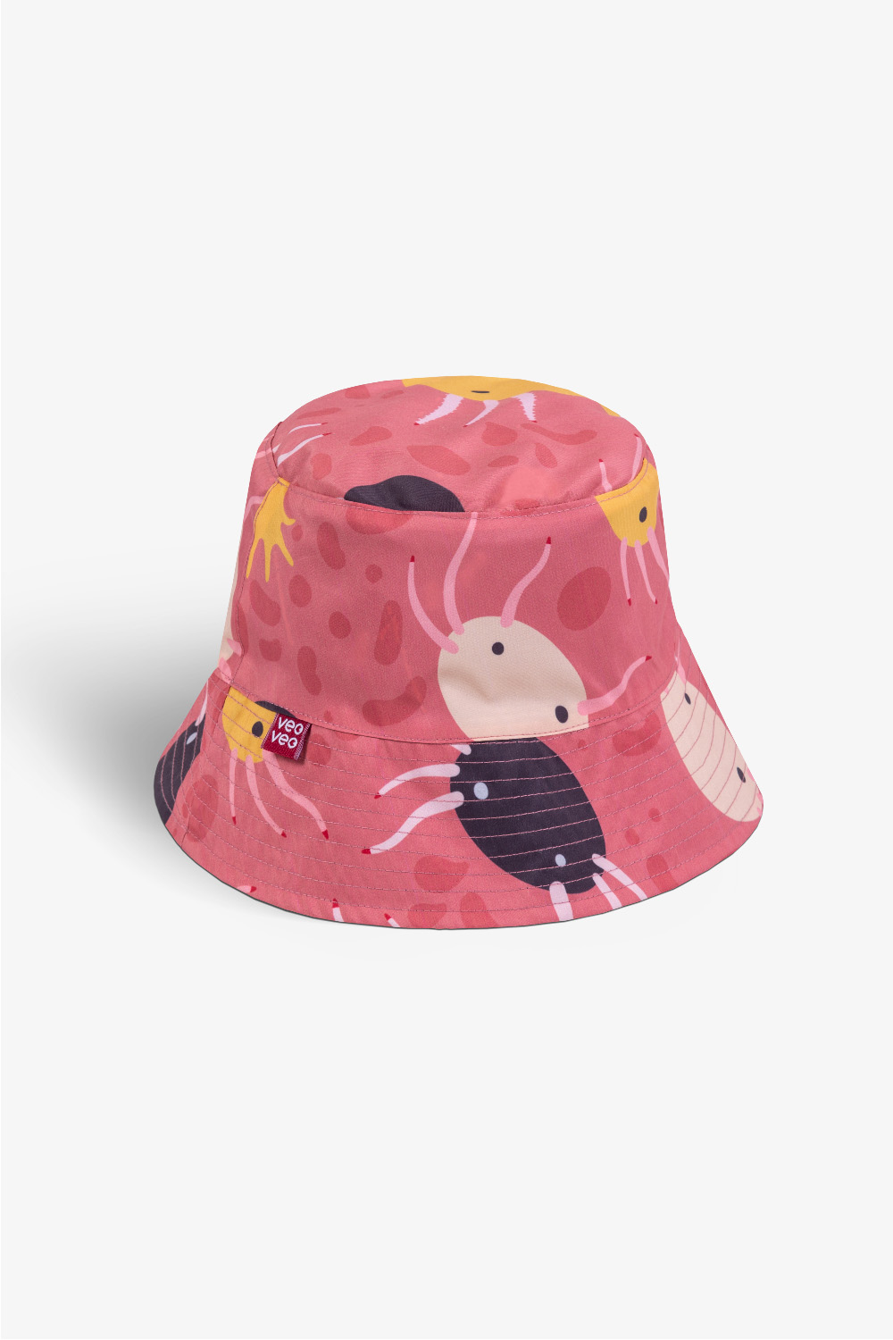 Axolotl Bucket Hat / Waterproof veoveo.store_bucket-hat-axolotl-pink