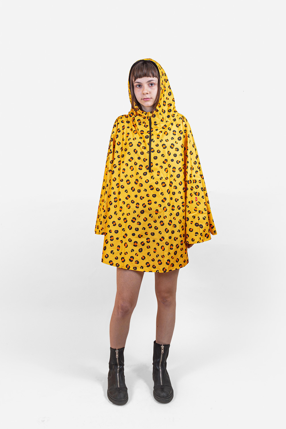 Jaguar Rain Poncho / yellow / Adult veoveo.store-impermeable-jaguar-adulto 03