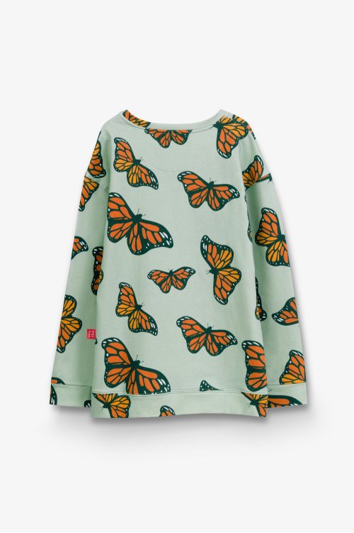 Alternative view of Monarch Butterfly Sweatshirt / Adults