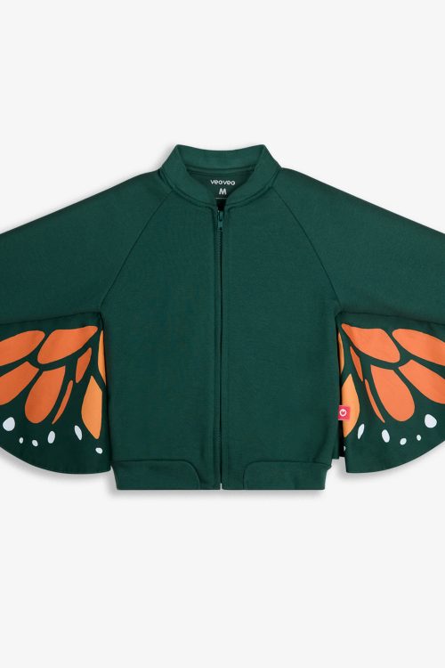 Alternative view of Monarch Butterfly Wings /  Kids Zip up Sweatshirt