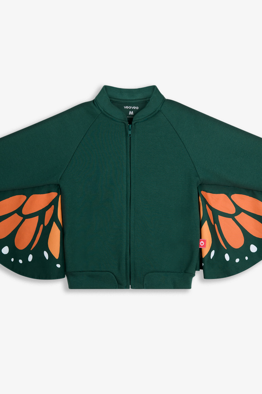 Monarch Butterfly Wings / Kids Zip up Sweatshirt Monarch Butterfly Wings / Kids Zip up Sweatshirt - Image 2