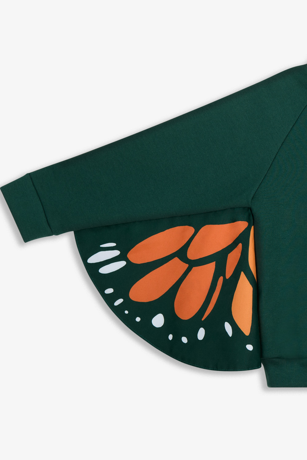 Monarch Butterfly Wings / Kids Zip up Sweatshirt Monarch Butterfly Wings / Kids Zip up Sweatshirt - Image 4