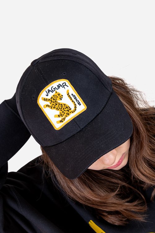 Jaguar Cap / Beige and Black 🧢 veoveo.store-jaguar-hat-negra-adulto