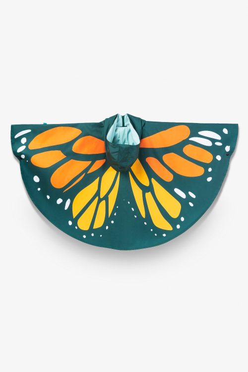 Alternative view of Monarch Butterfly Rain Jacket / Adult