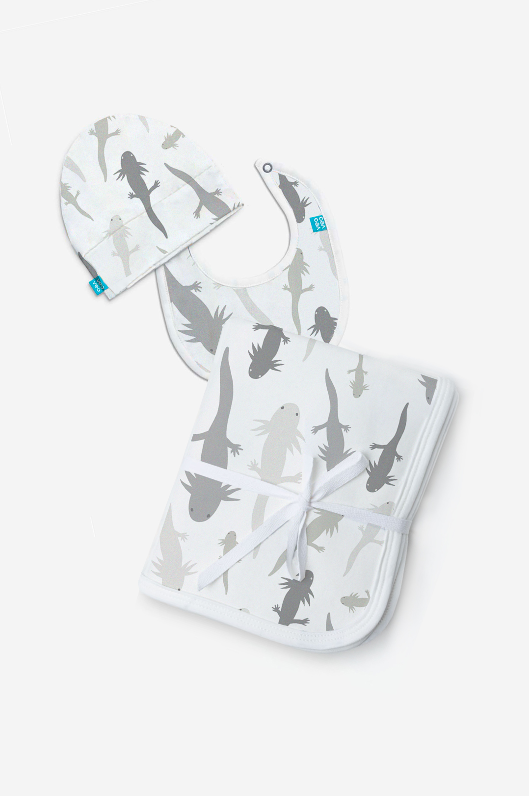 Axolotl Baby Set – 100% Cotton | Mexican Design Axolotl Baby Set – 100% Cotton | Mexican Design