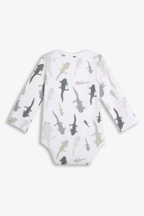 Alternative view of Axolotl Long Sleeve Bodysuit | Natural