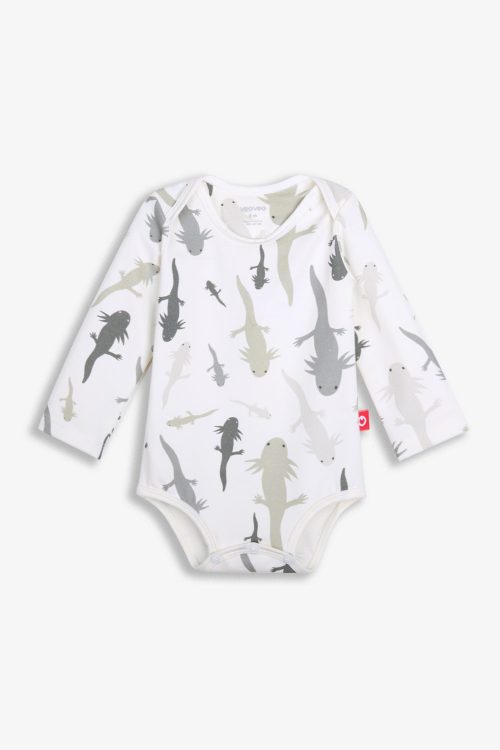 Axolotl Long Sleeve Bodysuit | Natural