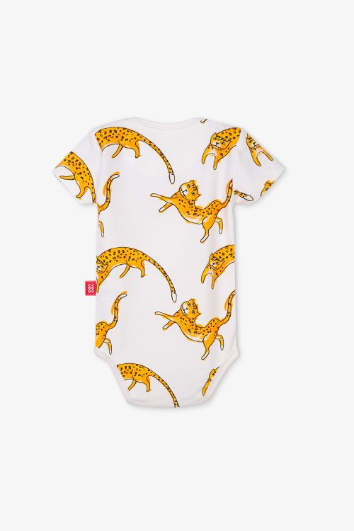 Dancing Jaguars Short Sleeve Bodysuit back