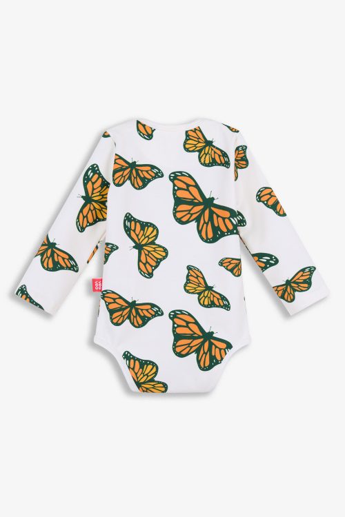 Alternative view of Monarch Butterfly Long Sleeve Bodysuit