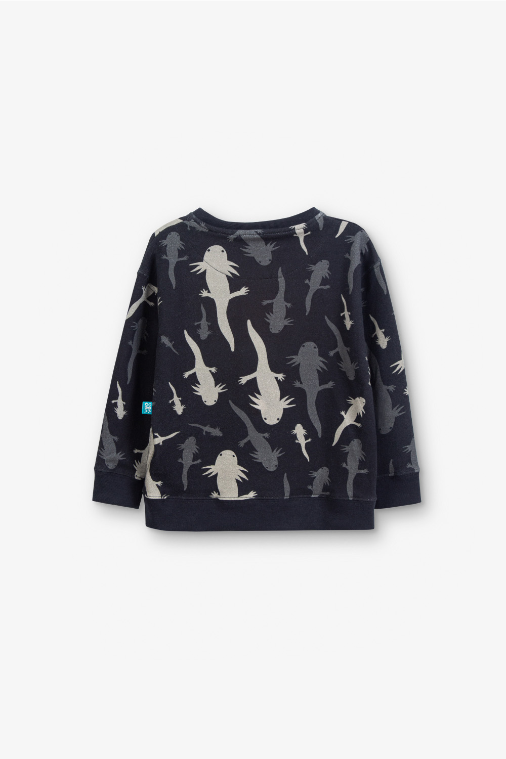 Axolotl Black Sweatshirt – Kids Axolotl Black Sweatshirt – Kids - Image 2