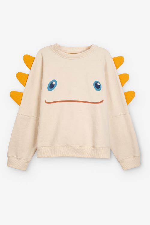 veoveo.store-sweatshirt-kid-axolotl-face-color bone-front